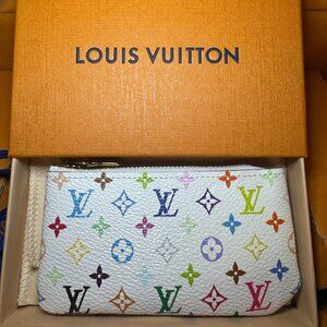 Louis Vuitton LV×TM Key pouch cles Multicolor White 2026 M28388